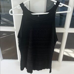 🌿White House | Black Market Black Sleeveless Textured Sweater Tank Top, size XS🌿